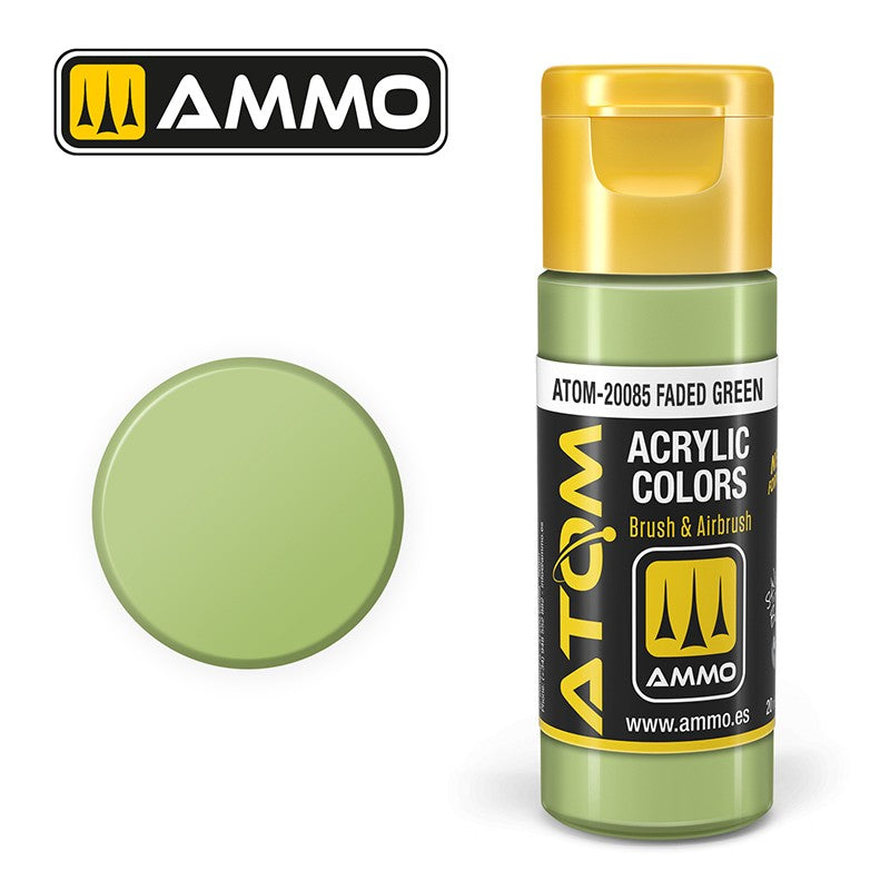 Ammo Mig 20085 ATOM COLOR FADED GREEN