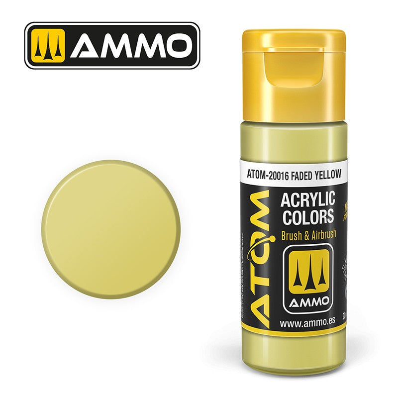 Ammo Mig 20016 ATOM COLOR FADED YELLOW