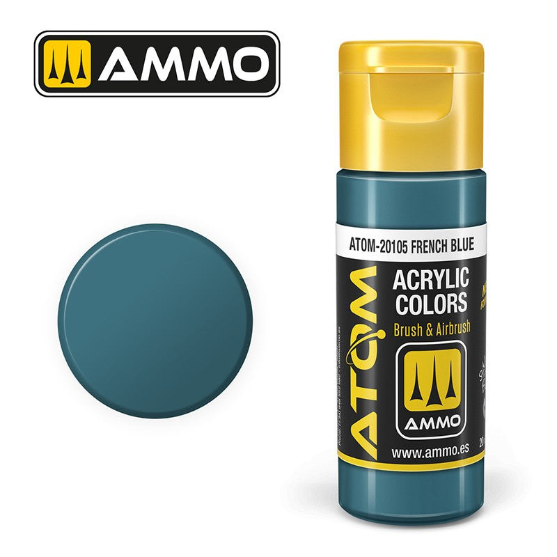 Ammo Mig 20105 ATOM COLOR FRENCH BLUE