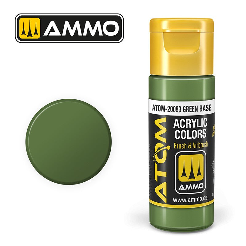 Ammo Mig 20083 ATOM COLOR GREEN BASE