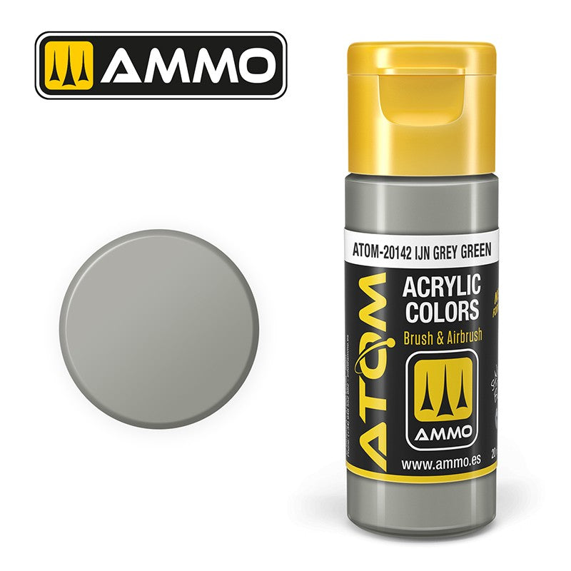 Ammo Mig 20142 ATOM COLOR GREEN GREY