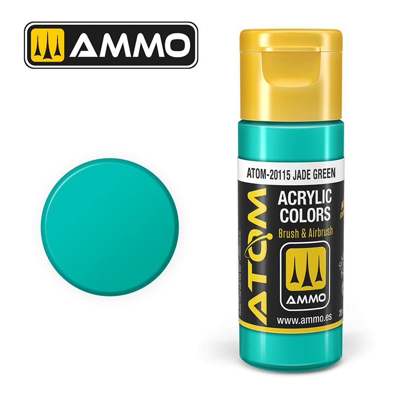 Ammo Mig 20115 ATOM COLOR JADE GREEN