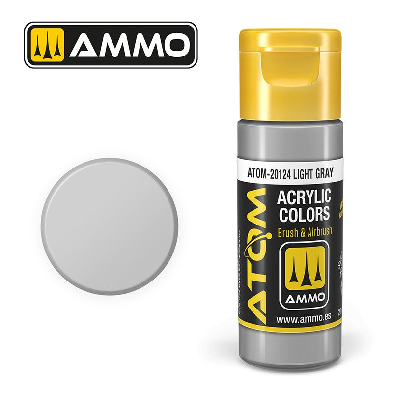 Ammo Mig 20124 ATOM COLOR LIGHT GREY