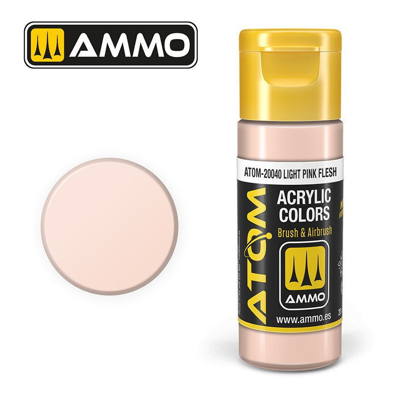 Ammo Mig 20040 ATOM LIGHT PINK FLESH