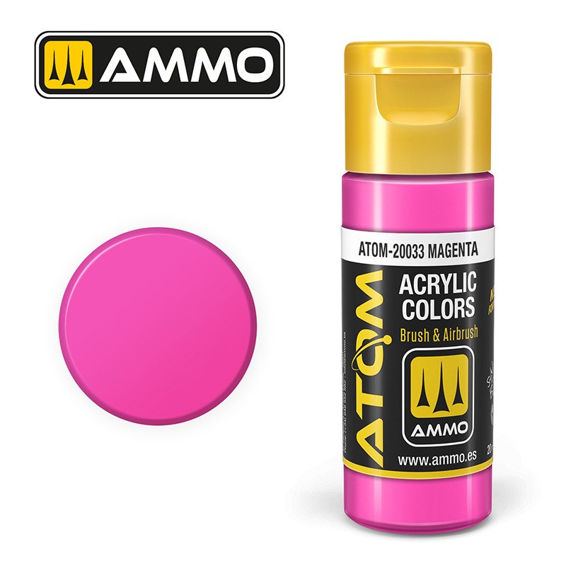 Ammo Mig 20033 ATOM COLOR MAGENTA