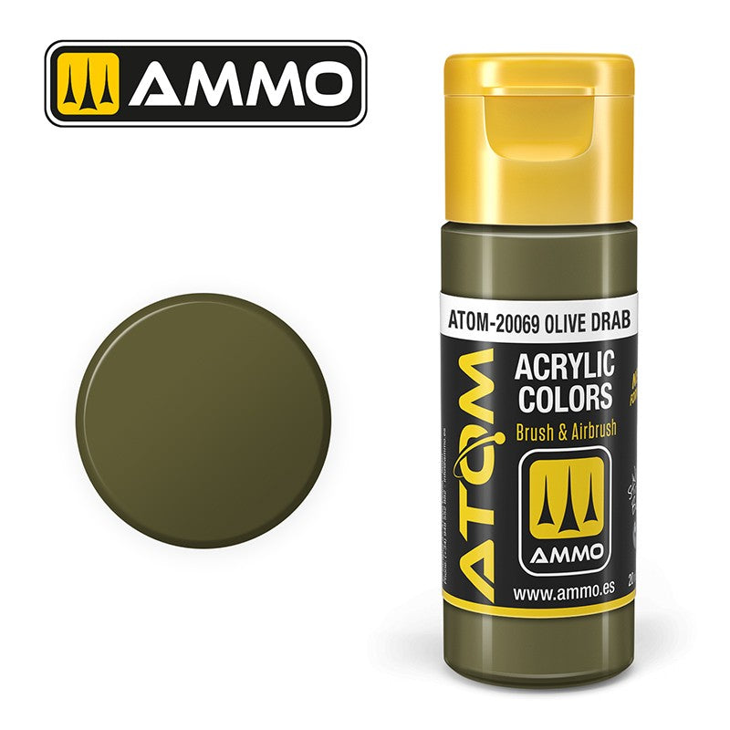 Ammo Mig 20069 ATOM COLOR OLIVE DRAB