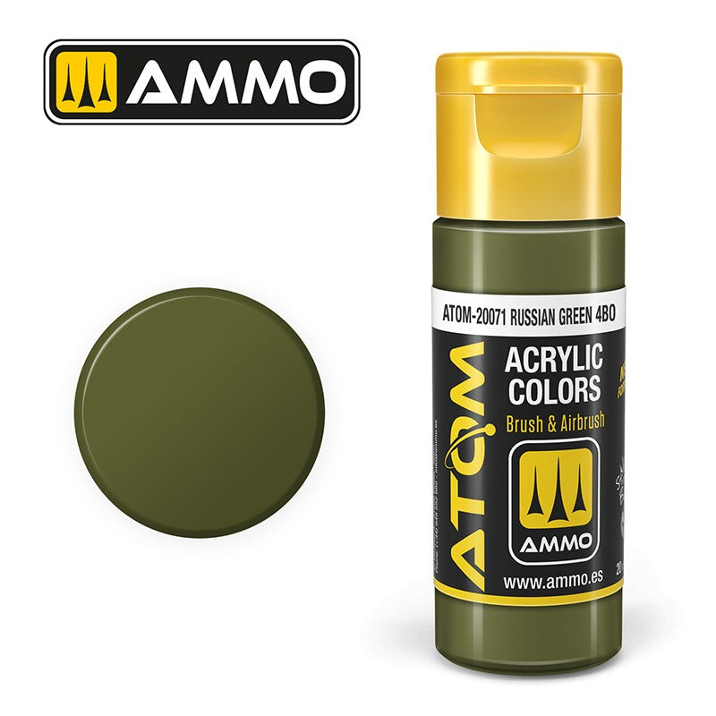 Ammo Mig 20071 ATOM COLOR RUSSIAN GREEN