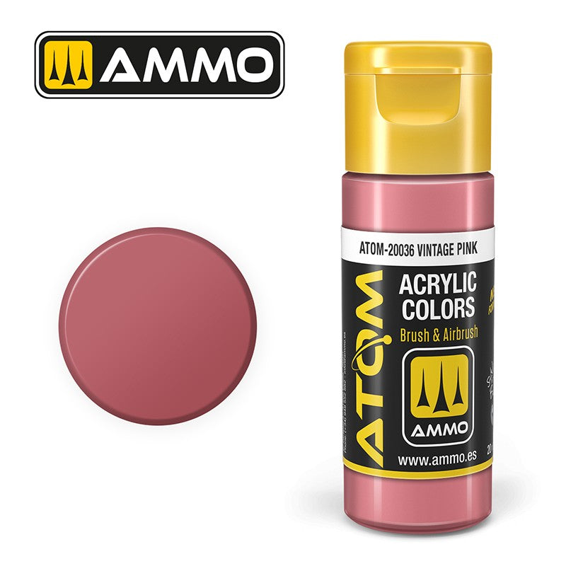 Ammo Mig 20036 ATOM COLOR VINTAGE PINK