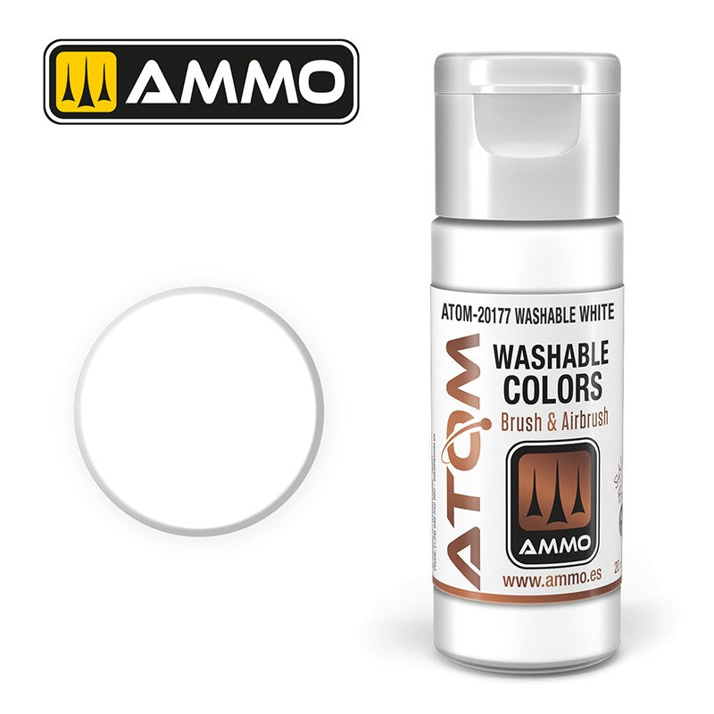 Ammo Mig 20177 ATOM WASHABLE WHITE