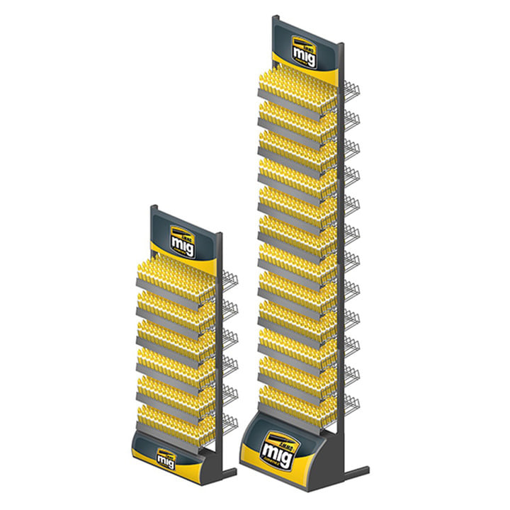 Ammo Mig 8173A STARTER ACRYLIC 1/2 RACK