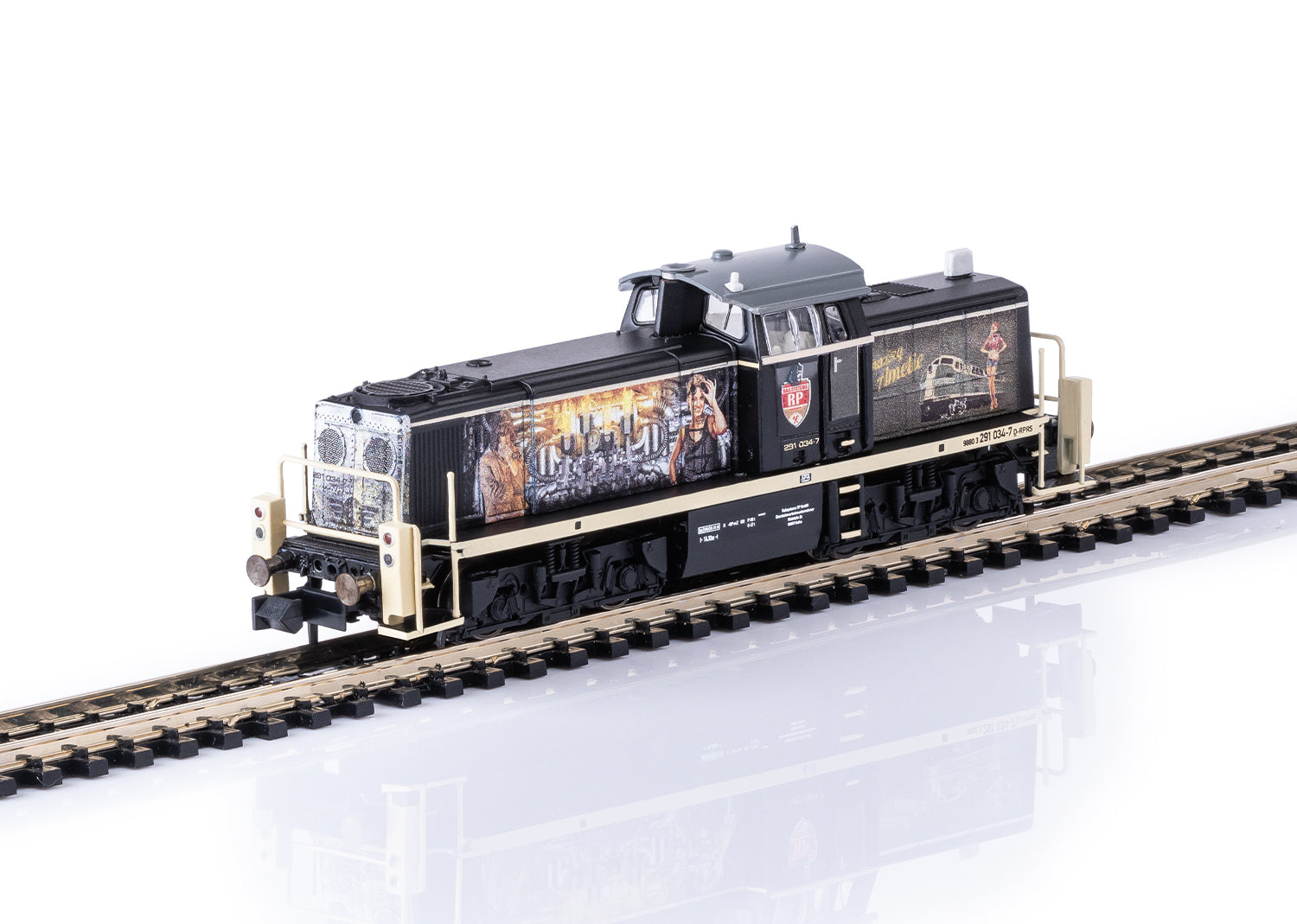 PREORDER Minitrix N 16299 Class 291 Diesel , Railsystems #291 034-7 (DCC & Sound Equipped)