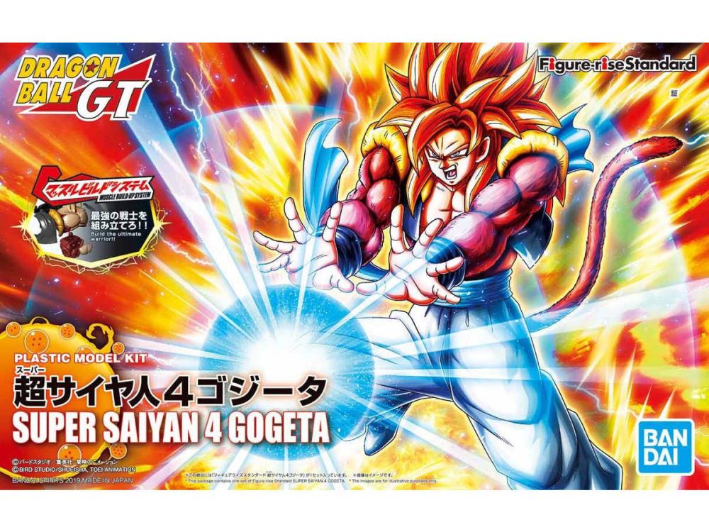 Bandai 2503069 Super Saiyan 4 Gogeta Fig Rise Std