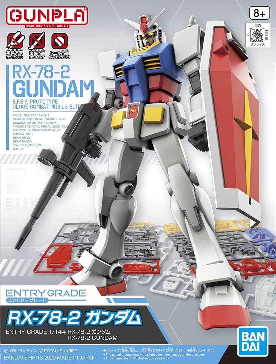 Bandai 2547940 RX-78-2 'Mobile Suit Gundam'Entry Grade