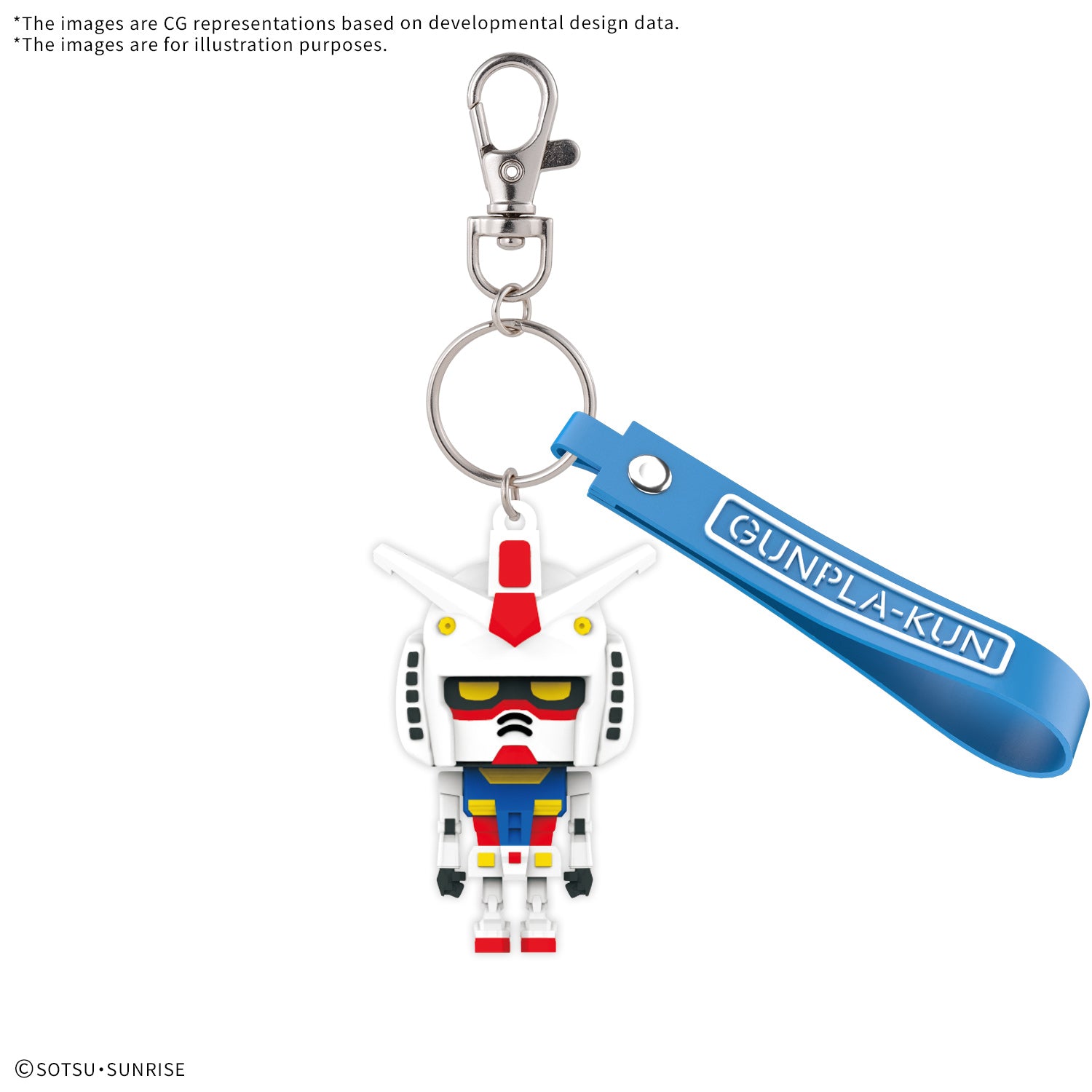 Bandai 2777849 Gunpla-Kun 3D KeyChain