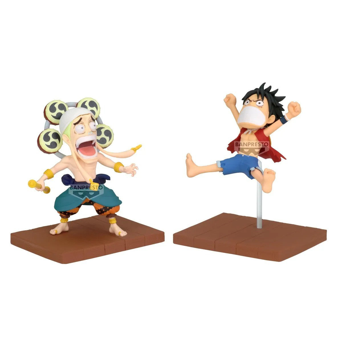Bandai BPR89838 3.1"MONKEY D.LUFFY & ENEL