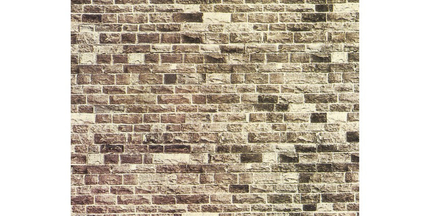 Noch Gmbh & Co 57720 Building Material Cardboard Sheet -- Basalt 25-3/16 x 5-7/8"  64 x 15cm, HO Scale