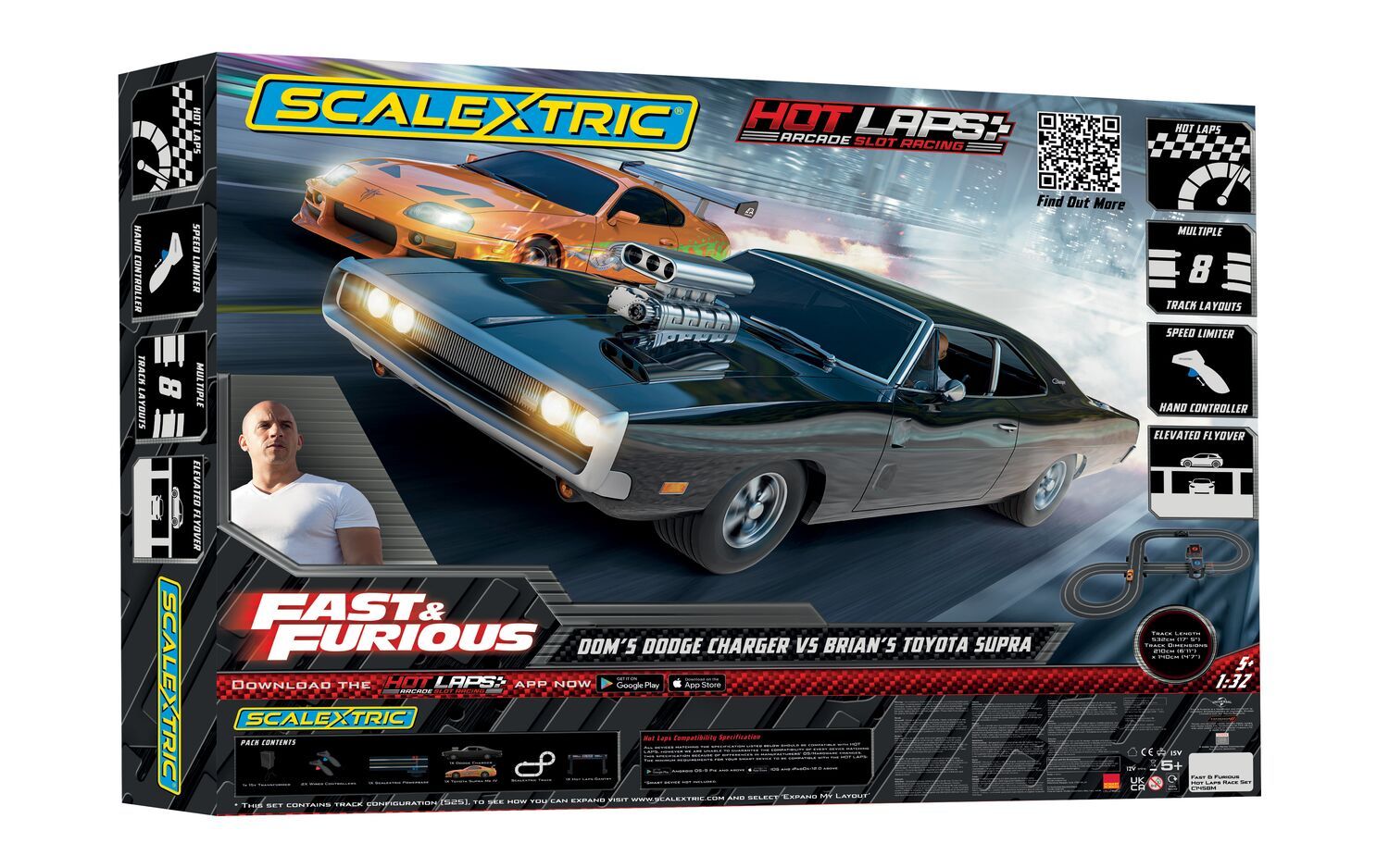 C1458T SCALEXTRIC FAST / FURIOUS