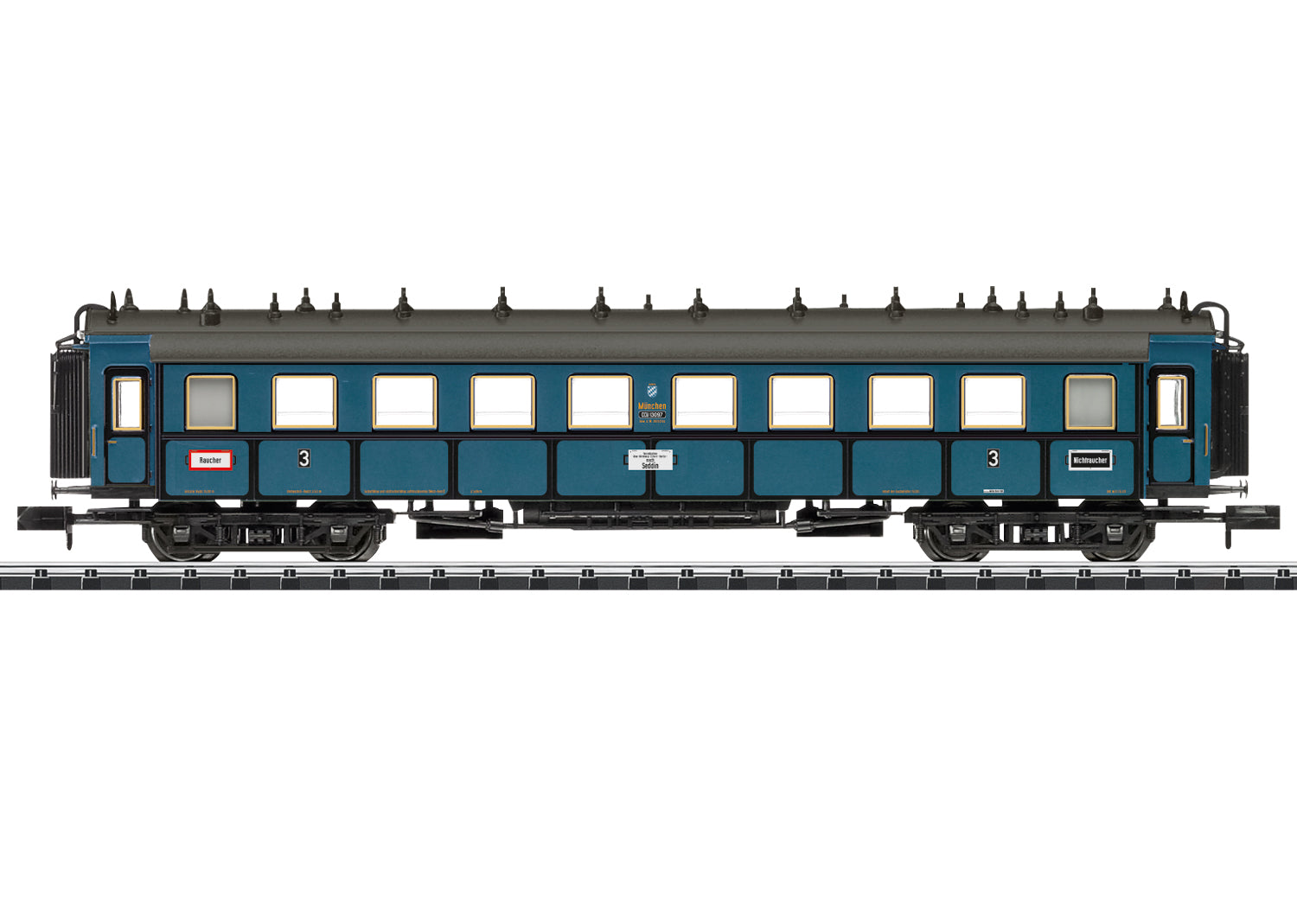 PREORDER Minitrix N 15325 Type CCu 3rd Class Coach, Deutsche Reichsbahn