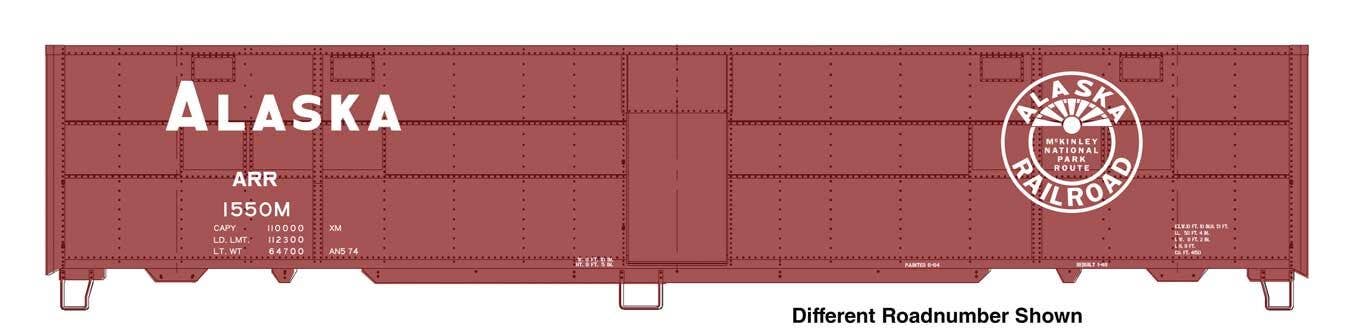 PREORDER Walthers Proto HO 920-10822 CBQ-Style Express Boxcar Troop Kitchen Conversion, Alaska #1559E