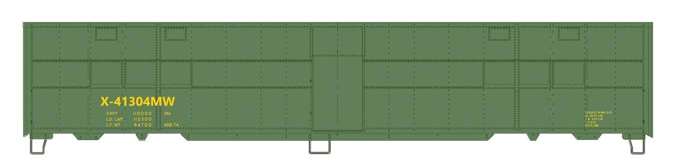PREORDER Walthers Proto HO 920-10831 CBQ-Style Express Boxcar Troop Kitchen Conversion, Maintenance of Way #X-41304MW