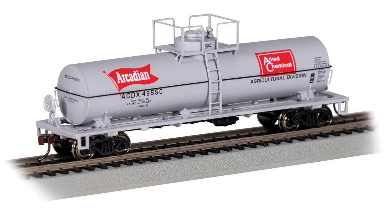 Bachmann Trains HO 75812 Large Dome Chemical Tank Car, Allied Chemical/Arcadian #49554
