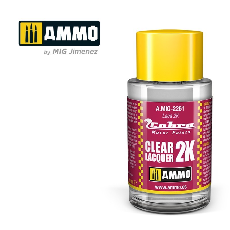 Ammo Mig 2261 COBRA CLEAR LACQUER 2K