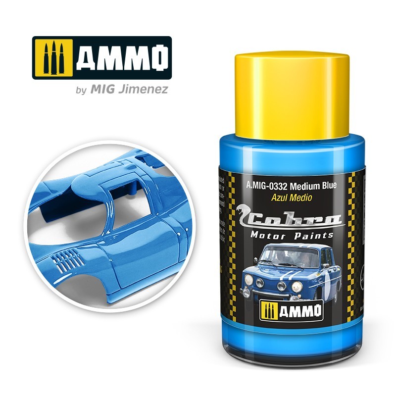 Ammo Mig 0332 COBRA MOTOR MEDIUM BLUE