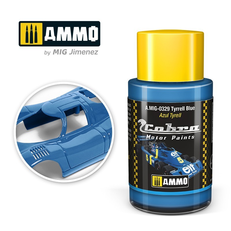 Ammo Mig 0329 COBRA MOTOR TYRELL BLUE