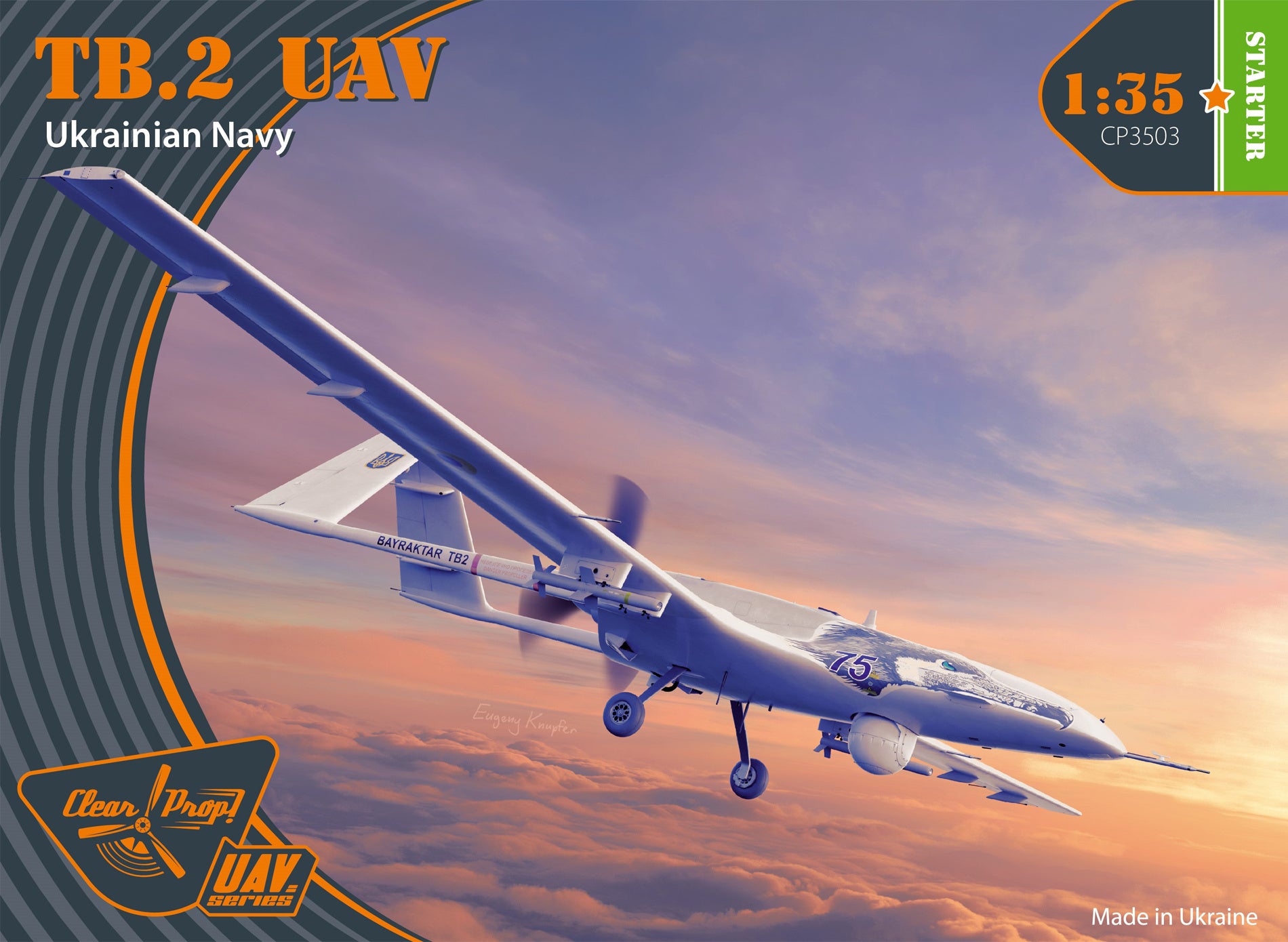 Clear Prop 1/35 TB.2 UAV Ukrainian Navy