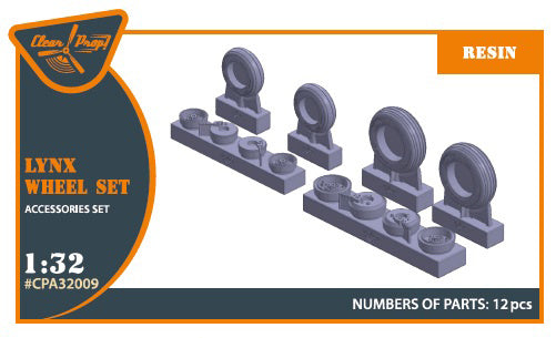 Clear Prop 1/32 Lynx wheel set