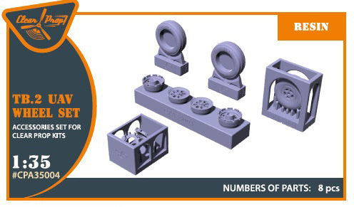 Clear Prop 1/35 TB.2 wheel set