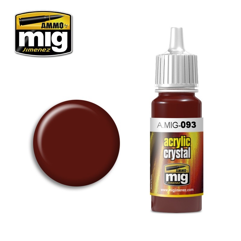 Ammo Mig 0093 CRYSTAL RED 17ML