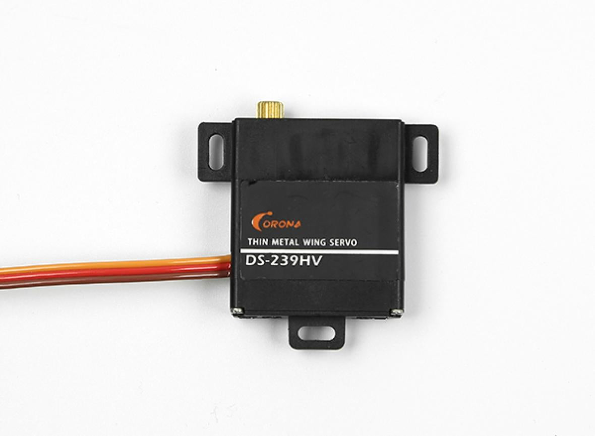 Corona DS-239 HV Servo - 4.6 kg (63.8oz-in), 0.13 sec - 22g Digital High Voltage Wing Servo