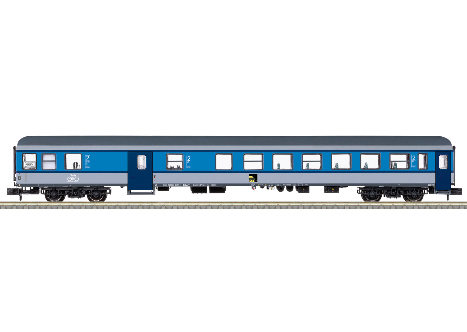 PREORDER Minitrix N 18551 Type Bduu 497.2 Commuter Coach, Rail Service Company #50 80 84-33 278-4