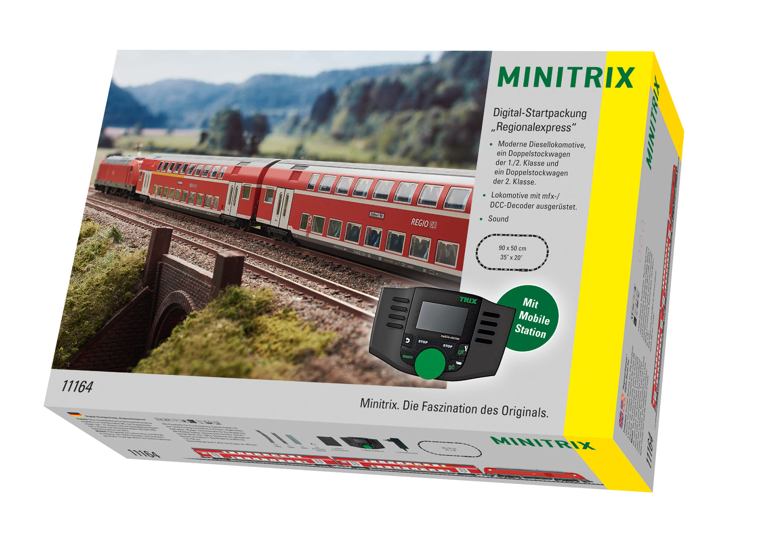 PREORDER Minitrix N 11164 Regional Express Digital Starter Set, Deutsche Reichsbahn