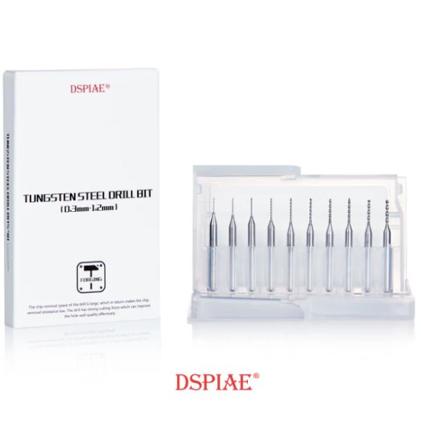 DSPIAE 0.3-1.2 Tungsten Steel Drill Bit