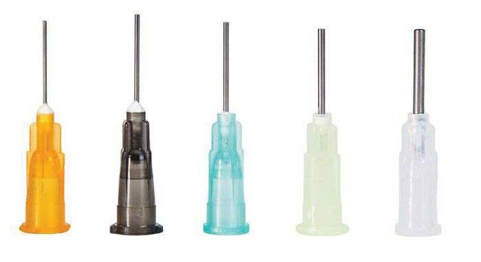Faller 170530 Dispensing Needles, 5 Different Sizes (Fits 272-170500 Expert Rapid Cement Bottle)