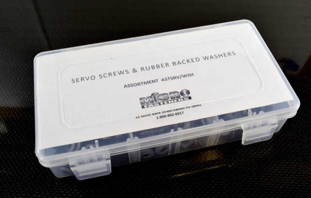 Fastener Assortment Pack - Servo Screws and Rubber Backed Washers