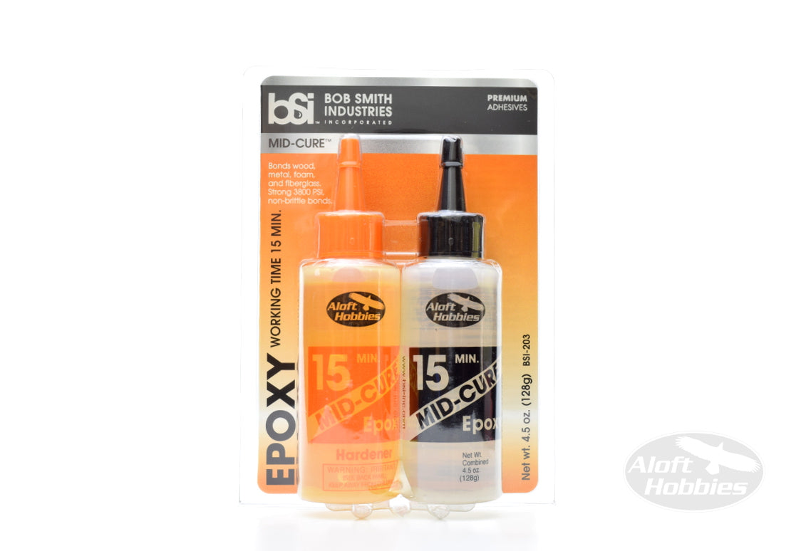Mid-Cure 15 min. Epoxy 4.5oz.
