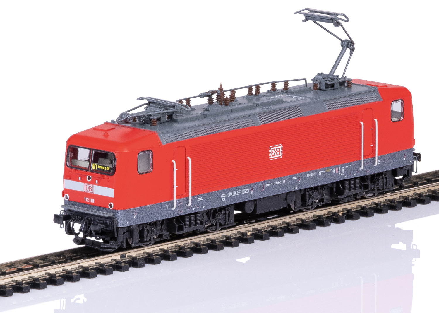PREORDER Minitrix N 16711 Class 112 Electric Locomotive, Deutsche Reichsbahn #112 118-5 (DCC & Sound Equipped)