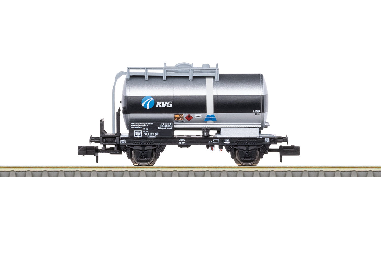 PREORDER Minitrix N 18971 Type Zs 2-Axle Tank Car, KVG Tank Car Leasing
