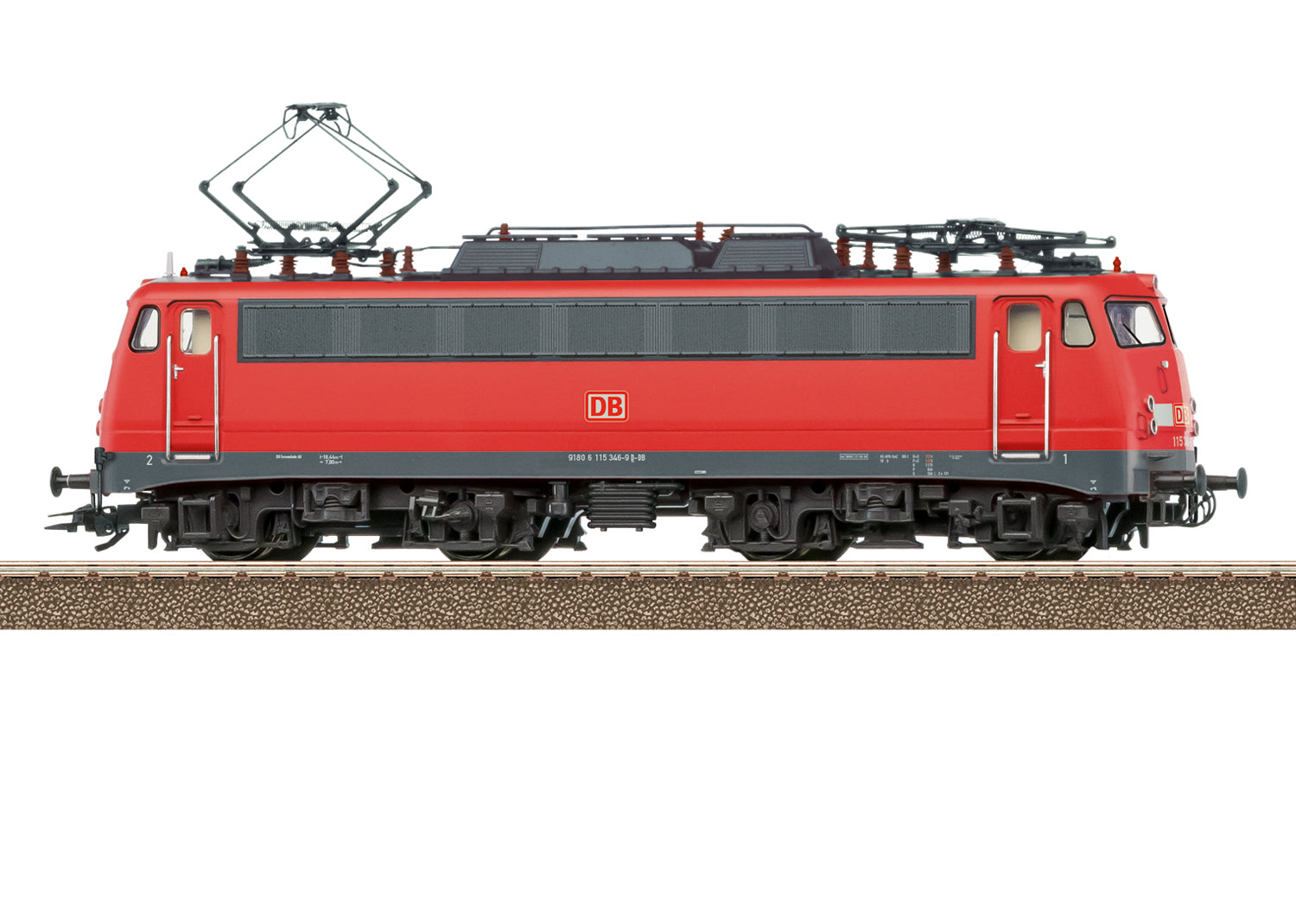 PREORDER Minitrix HO 22789 Class 115 Electric Locomotive, Deutsche Reichsbahn #115 346-9 (DCC & Sound Equipped)