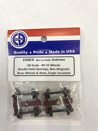 EB Products 326BCR BOX RED ANDREW BRS TRUCKS