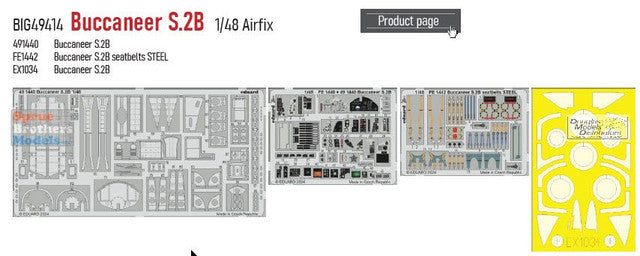 Eduard Buccaneer S.2B 1/48 Big Ed for AIRFIX