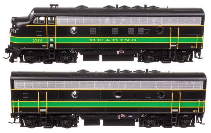 Walthers Mainline HO 11415 EMD F7 A-B Set Locomotive, Reading #269A/269B