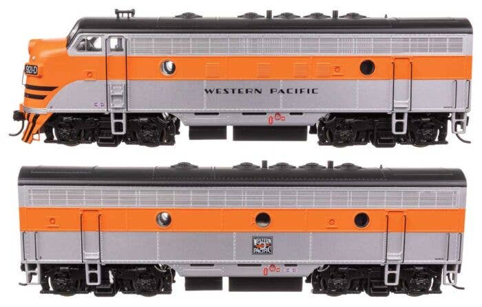 Walthers Mainline HO 11419 EMD F7 A-B Set Locomotive, Western Pacific #921D/921B