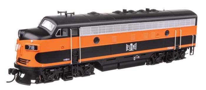 Walthers Mainline HO 21402 EMD F7 A Locomotive ESU, Bessemer & Lake Erie #718A