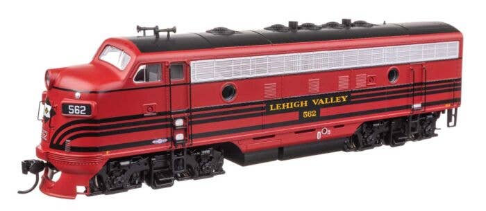 Walthers Mainline HO 21408 EMD F7 A Locomotive ESU, Lehigh Valley #562