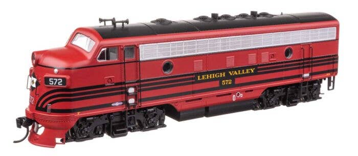 Walthers Mainline HO 21409 EMD F7 A Locomotive ESU, Lehigh Valley #572