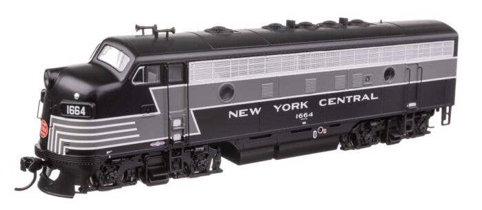 Walthers Mainline HO 21412 EMD F7 A Locomotive ESU, New York Central #1664